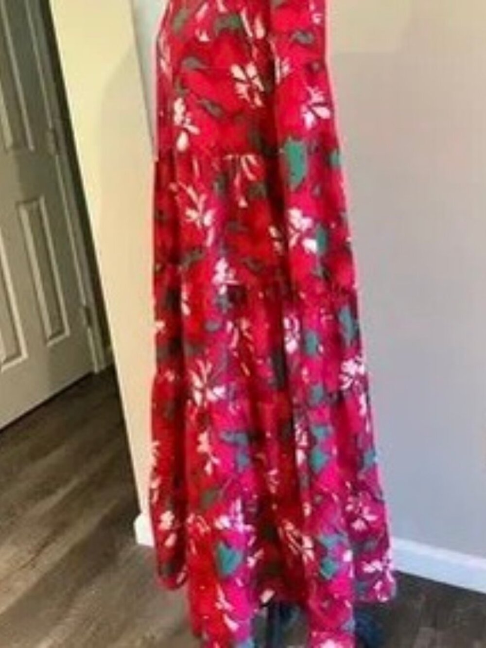 Michelle McDowell Floral Maxi Dress, Size Large NEW - Picture 4 of 7